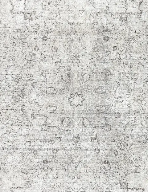 Grau Persien Persischer Vintage Teppich 345 x 282 cm - view 3
