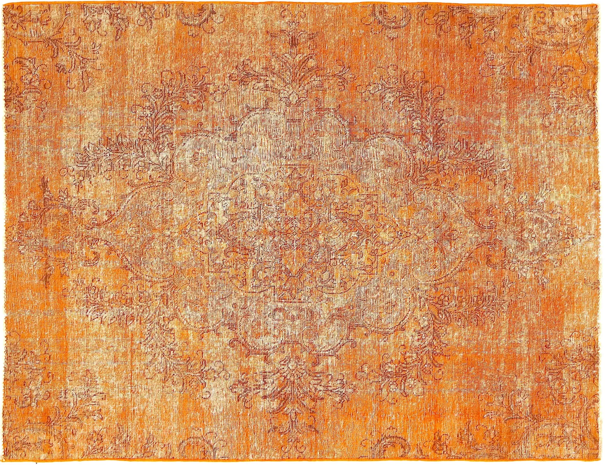 Orange Persan Tapis Persan vintage 217 x 167 cm - Tapis fait main unique