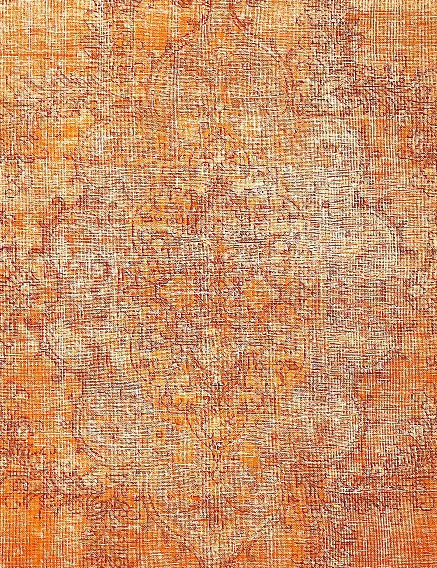 Orange Persan Tapis Persan vintage 217 x 167 cm - Tapis fait main unique