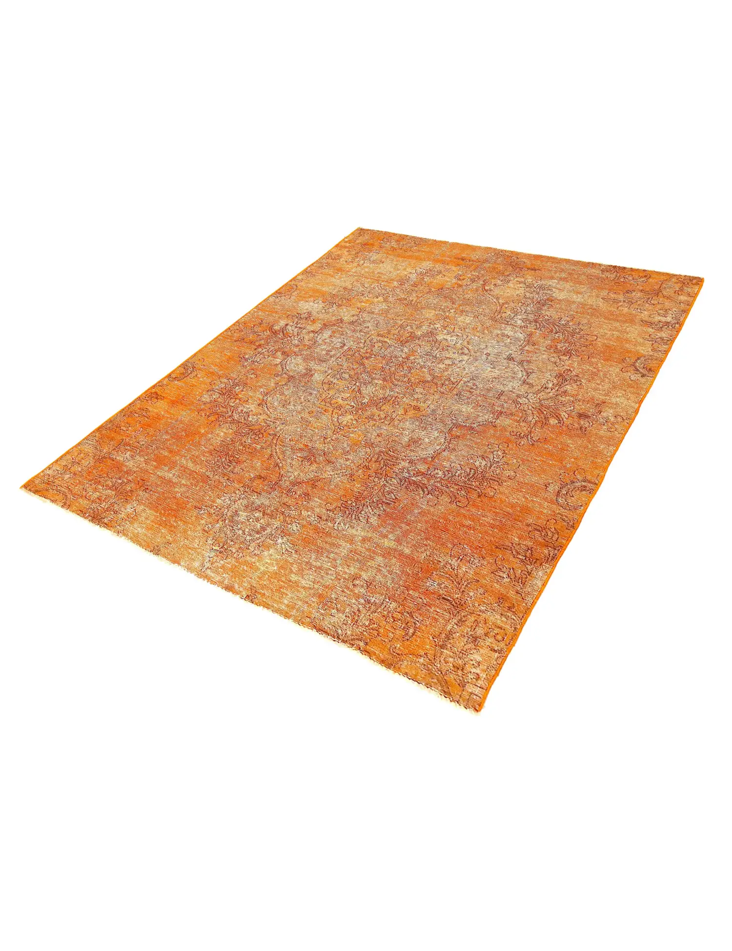 Orange Persan Tapis Persan vintage 217 x 167 cm - Tapis fait main unique