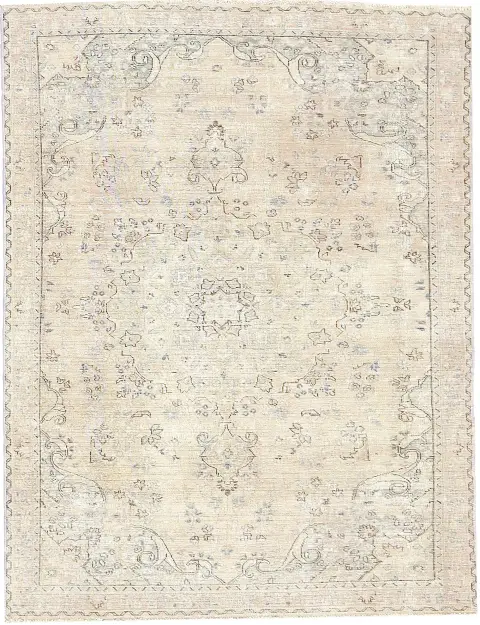Grå Persia Persisk vintage teppe 228 x 148 cm