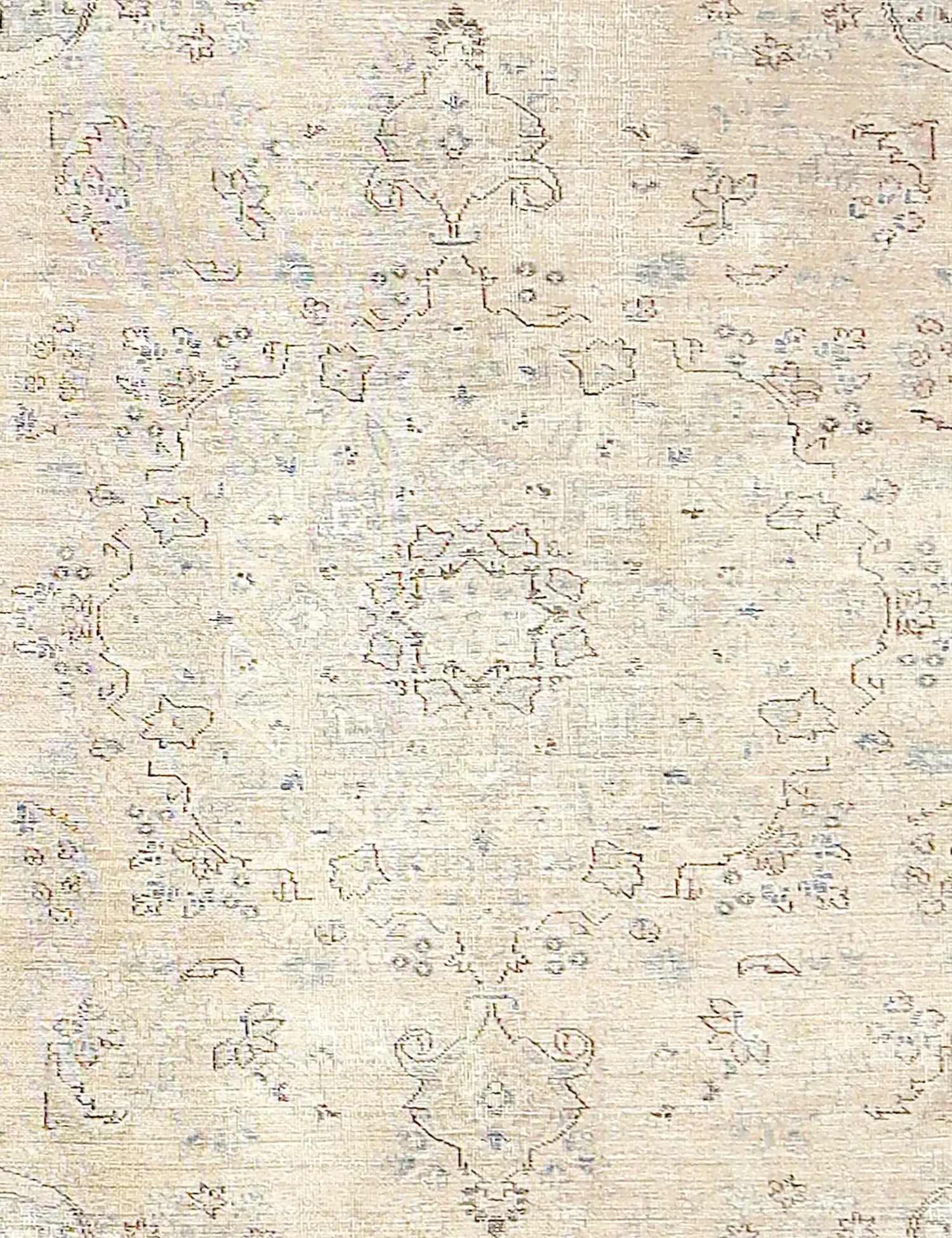 Grise Persan Tapis Persan vintage 228 x 148 cm - Tapis fait main unique