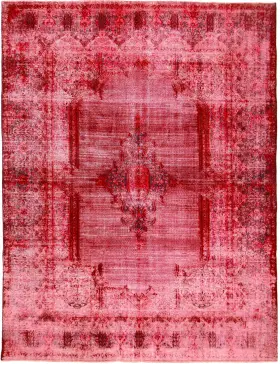 Rouge Persan Tapis Persan vintage 378 x 285 cm