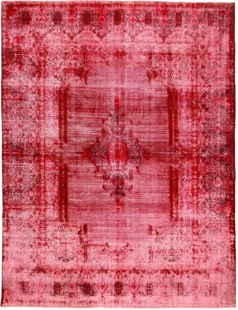 Rød Persia Persisk vintage teppe 378 x 285 cm