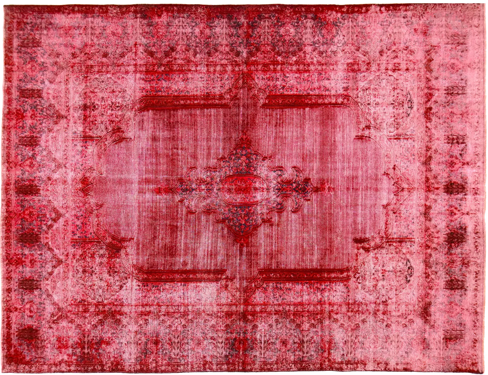Rouge Persan Tapis Persan vintage 378 x 285 cm - Tapis fait main unique