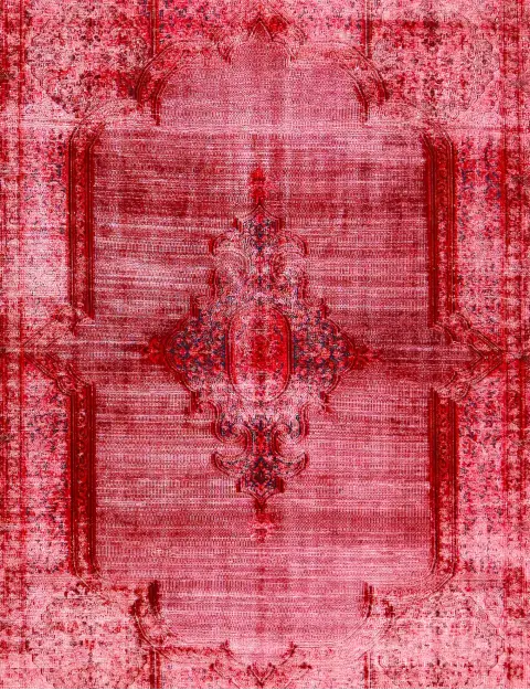 Rød Persia Persisk vintage teppe 378 x 285 cm - view 3