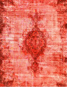 Orange Persia Persian Vintage Carpet 357 x 265 cm - view 3