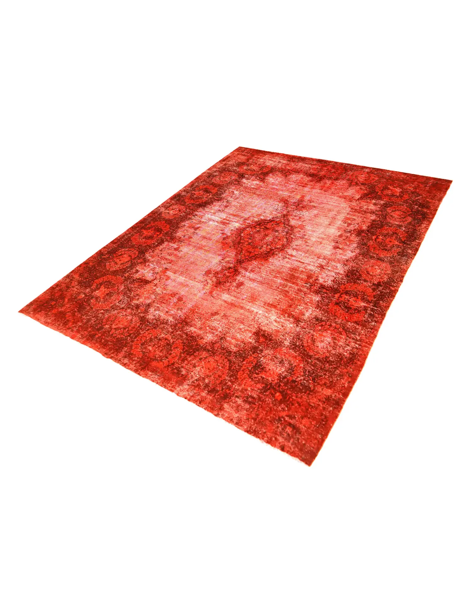 Orange Persia Persian Vintage Carpet 357 x 265 cm - Unique Handmade Carpet