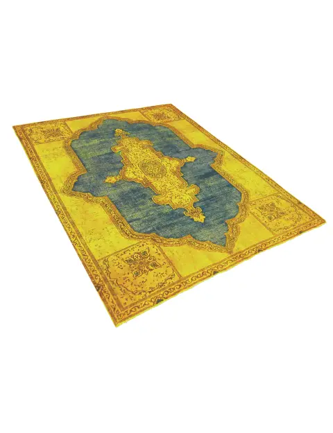 Azul Persia Alfombra persa vintage 283 x 172 cm - view 2