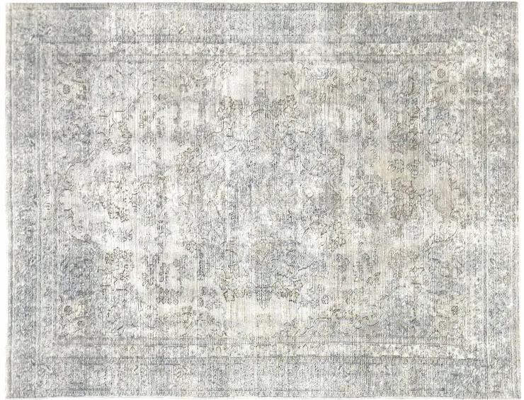 Grå Persien Persisk Vintagetæppe 275 x 174 cm