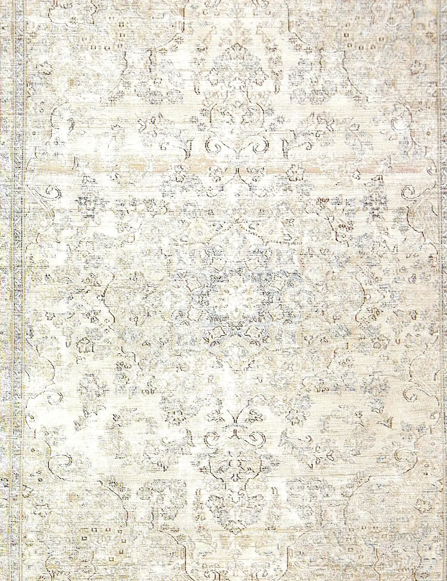 Beige Persien Persischer Vintage Teppich 330 x 230 cm - Einzigartiger handgefertigter Teppich