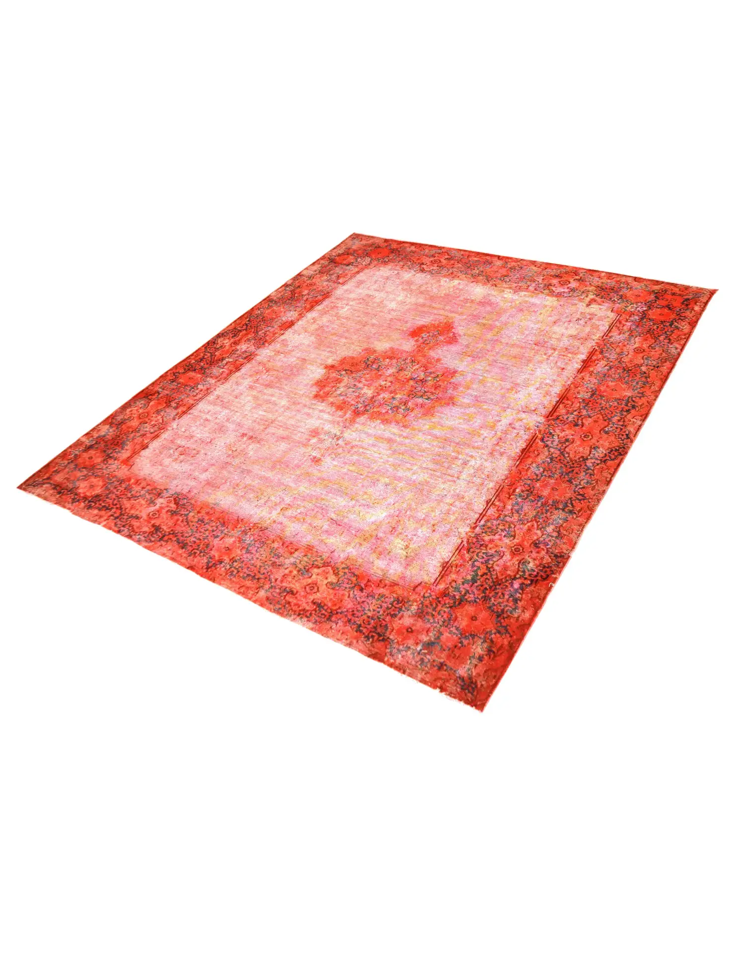 Grå persia Persisk vintage teppe 392 x 292 cm - Unikt håndlaget teppe