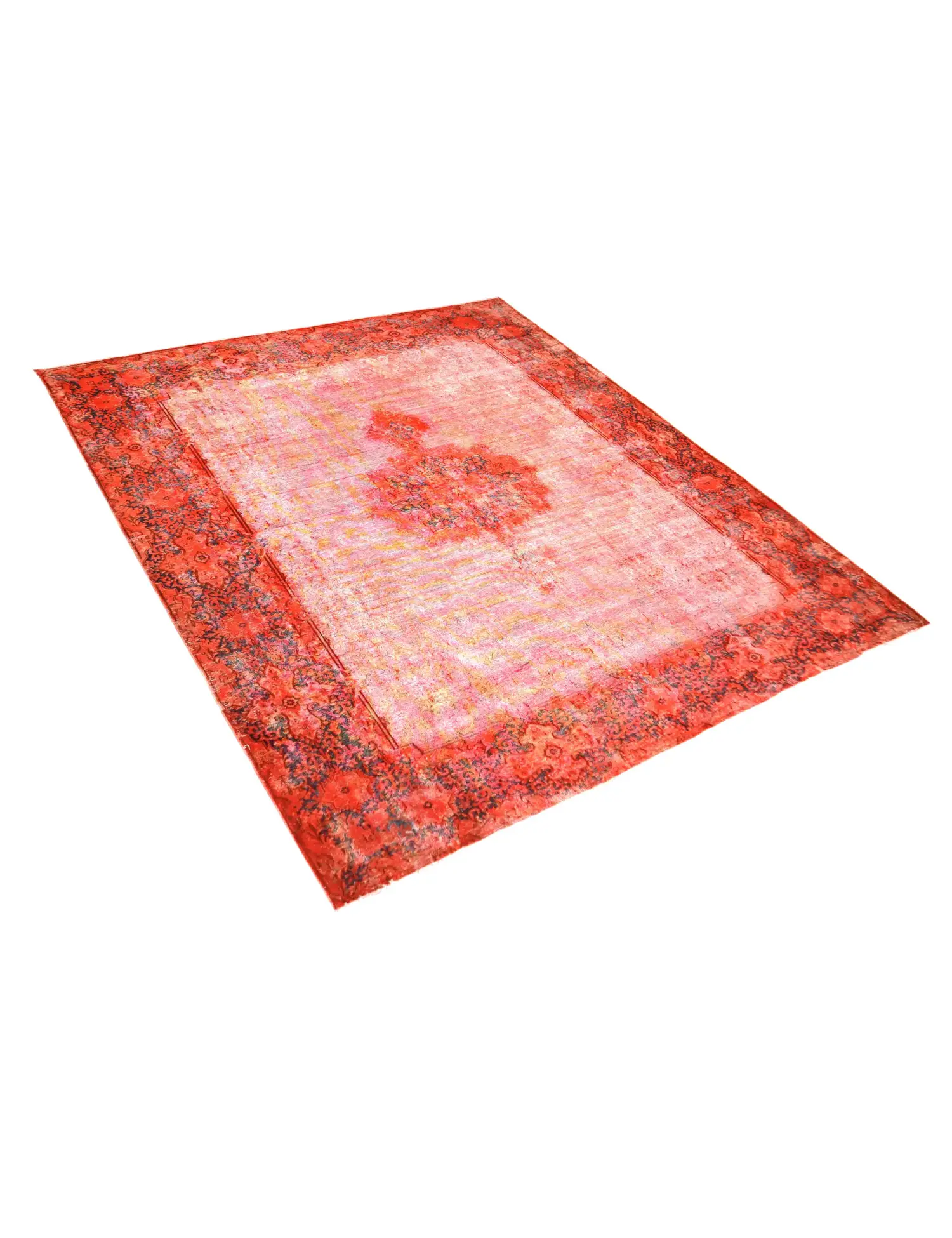 Grå persia Persisk vintage teppe 392 x 292 cm - Unikt håndlaget teppe