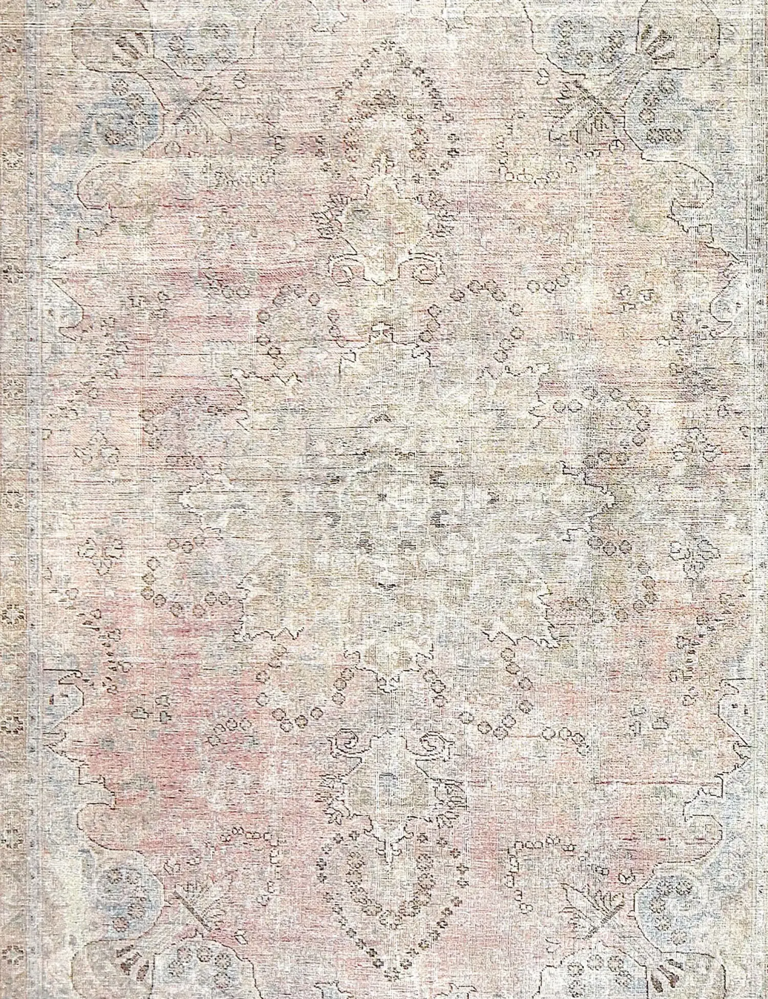 Grå Persien Persisk vintage matta 305 x 225 cm - Unik handgjord matta