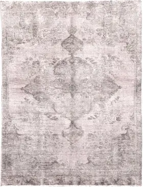 Grå Persien Persisk Vintagetæppe 255 x 154 cm