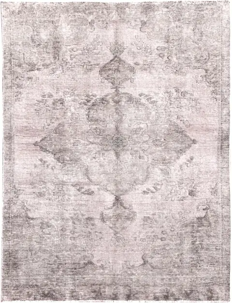 Grå Persien Persisk Vintagetæppe 255 x 154 cm