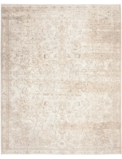 Beige Persien Persisk Vintagetæppe 305 x 218 cm