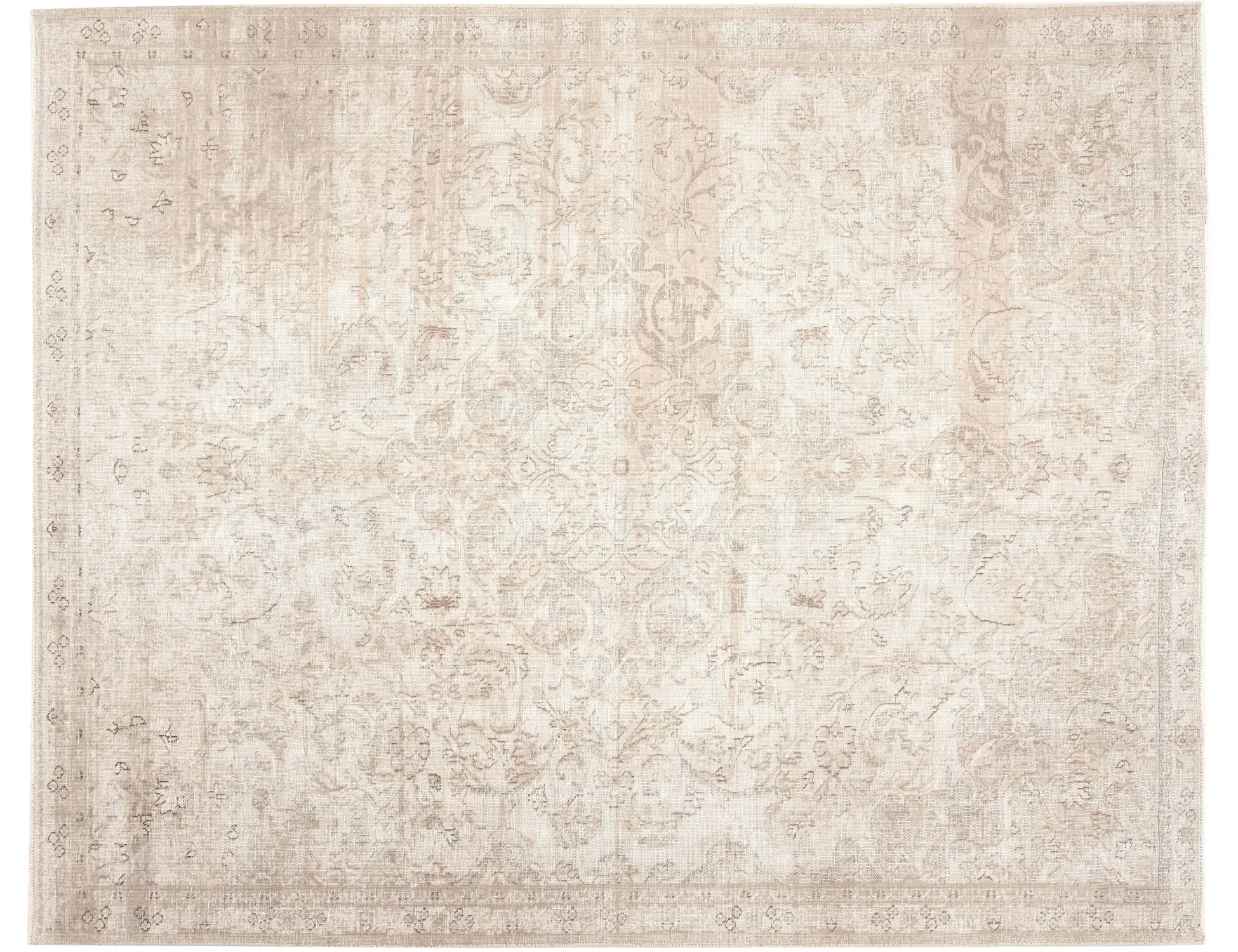 Beige Persan Tapis Persan vintage 305 x 218 cm