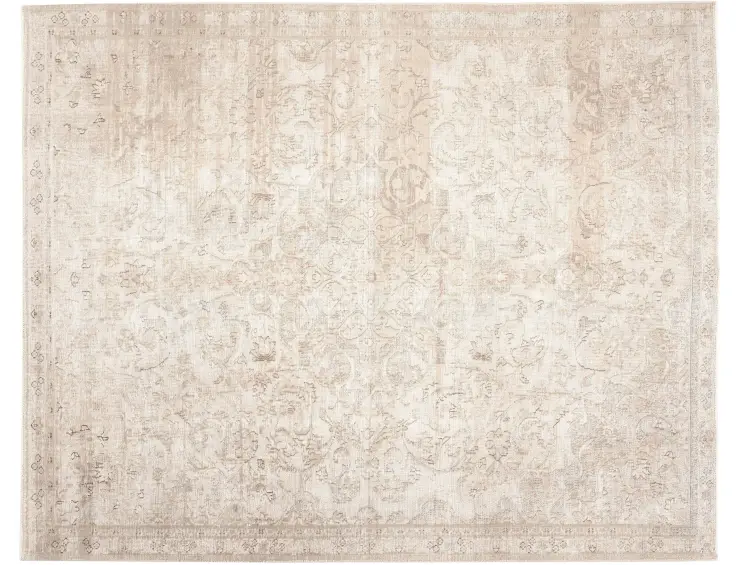 Beige Persan Tapis Persan vintage 305 x 218 cm