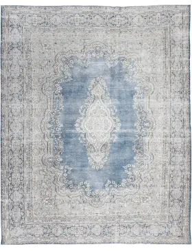Blau Persien Persischer Vintage Teppich 392 x 268 cm