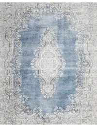 Blå Persien Persisk Vintagetæppe 392 x 268 cm - view 3