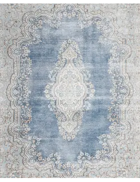 Blau Persien Persischer Vintage Teppich 392 x 268 cm - view 3