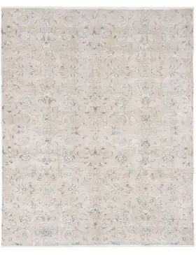 Beige Pakistan Alfombra persa vintage 258 x 173 cm