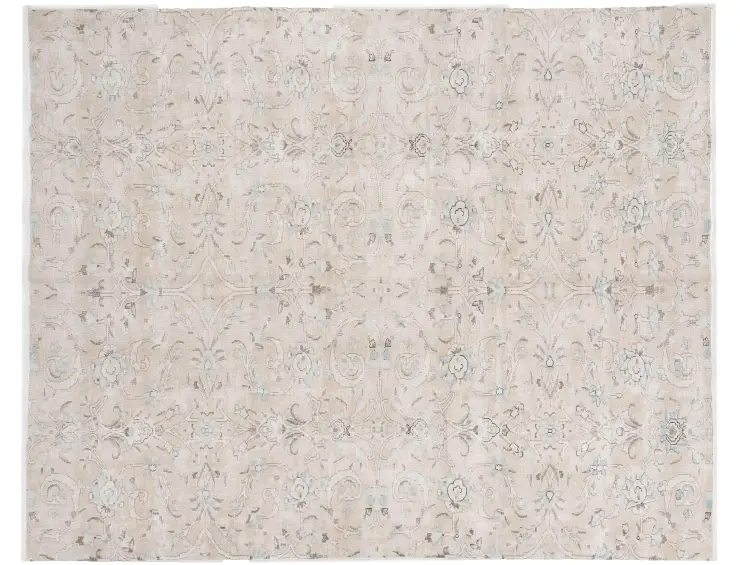 Beige text_origin_4 Tapis Persan vintage 258 x 173 cm