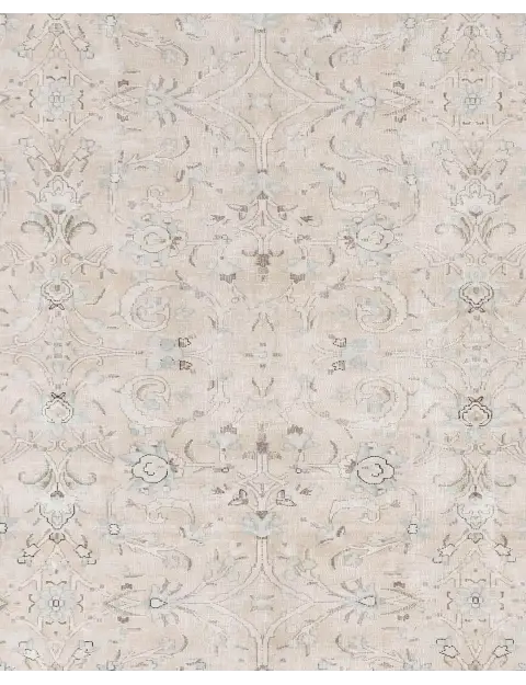 Beige Pakistan Persischer Vintage Teppich 258 x 173 cm - view 3