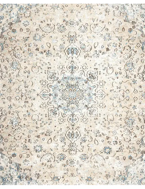 Beige Pakistan Persischer Vintage Teppich 372 x 267 cm - view 3