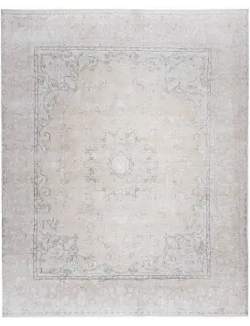 Beige Pakistan Persian Vintage Carpet 394 x 296 cm