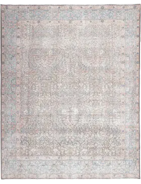 Flerfarge Pakistan Persisk vintage teppe 279 x 209 cm
