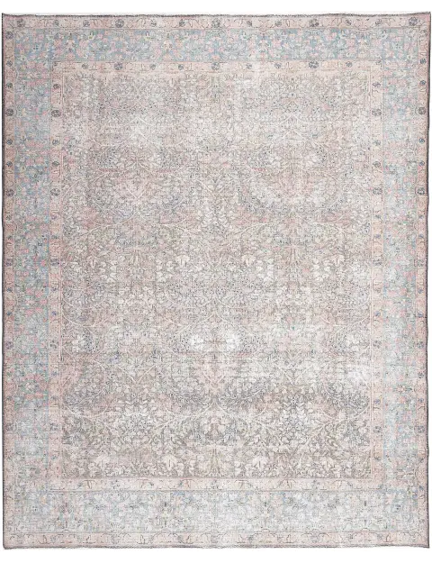 Mehrfarbig Pakistan Persischer Vintage Teppich 279 x 209 cm