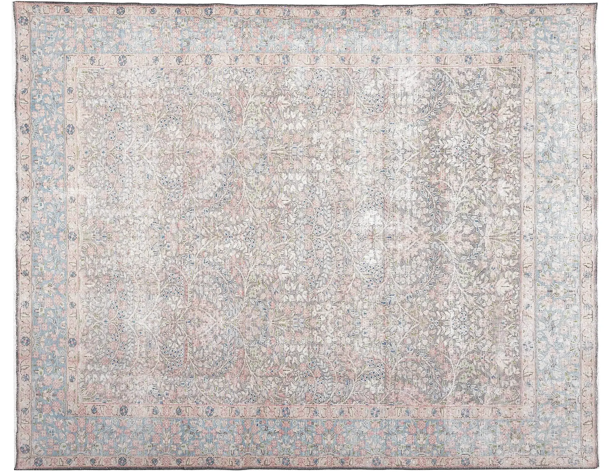 Multicolor text_origin_4 Persian Vintage Carpet 279 x 209 cm - Unique Handmade Carpet