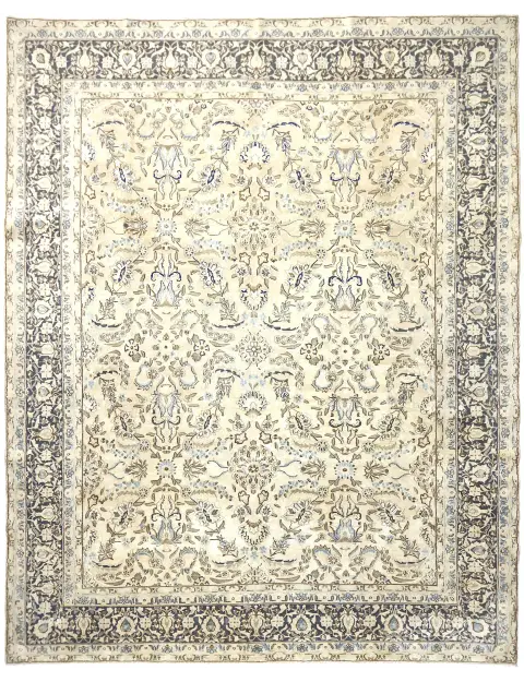 Beige Persiano Tappeto vintage 408 x 297 cm
