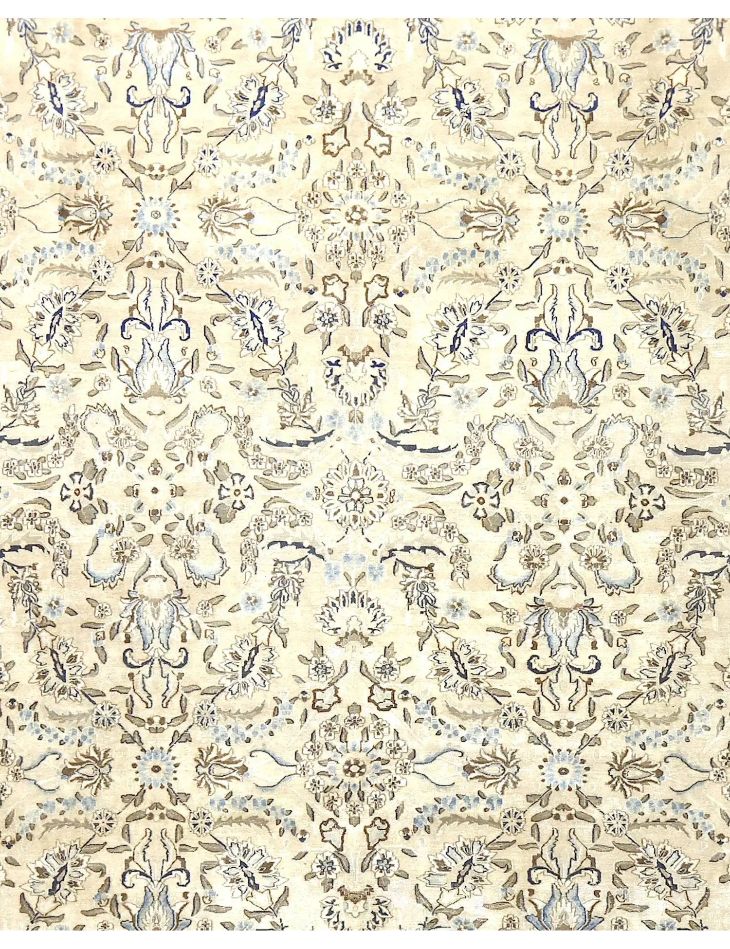Beige Persa Alfombra vintage 408 x 297 cm - Alfombra única hecha a mano