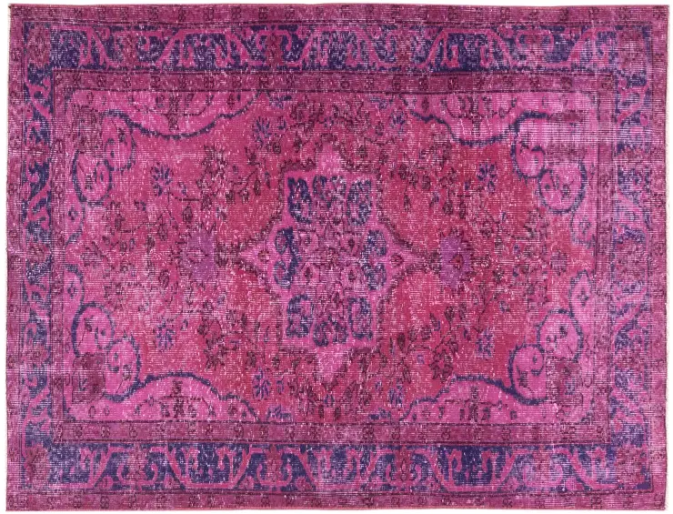Roze Turkije Vintage Tapijt 212 x 113 cm