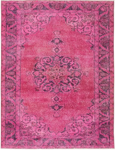 Pinkki Turkki vintage matot 210 x 121 cm