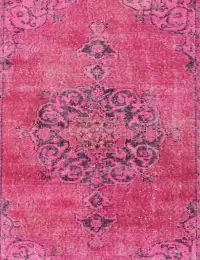 Rosa Tyrkia vintage teppe 210 x 121 cm - view 3