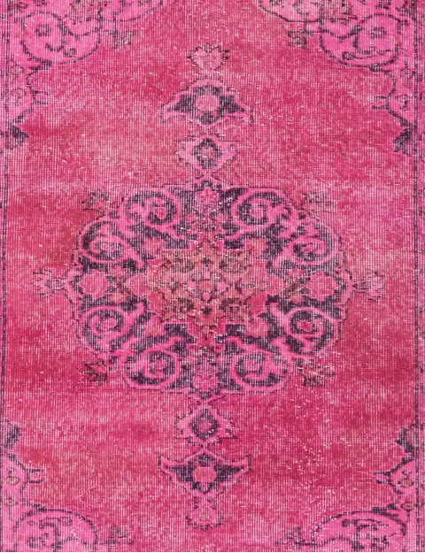 Pinkki Turkki vintage matot 210 x 121 cm - view 3
