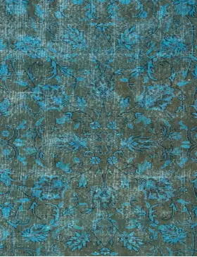 Turchese Turco Tappeto vintage 256 x 144 cm - view 3