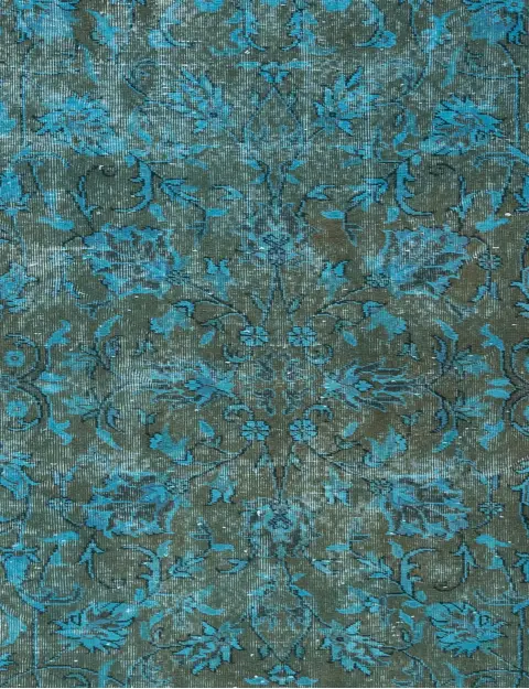 Turchese Turco Tappeto vintage 256 x 144 cm - view 3