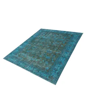 Turchese Turco Tappeto vintage 256 x 144 cm - view 1