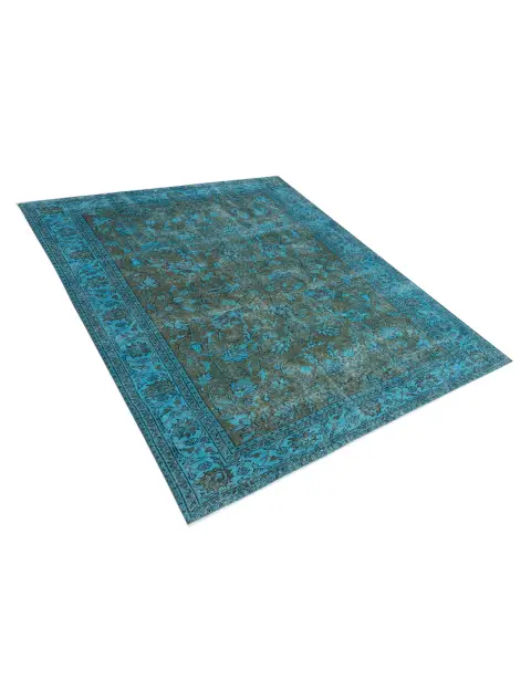 Turchese Turco Tappeto vintage 256 x 144 cm - view 2