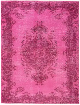 Rosa Turkiet vintage matta 206 x 118 cm