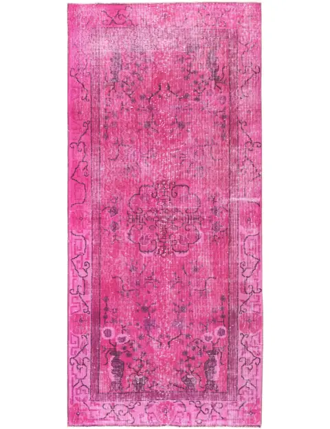 Rosa Turquía Alfombra vintage 190 x 100 cm