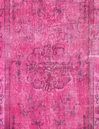 Rosa Turquía Alfombra vintage 190 x 100 cm - view 3