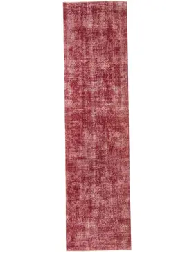 Rojo Turquía Alfombra vintage 310 x 80 cm