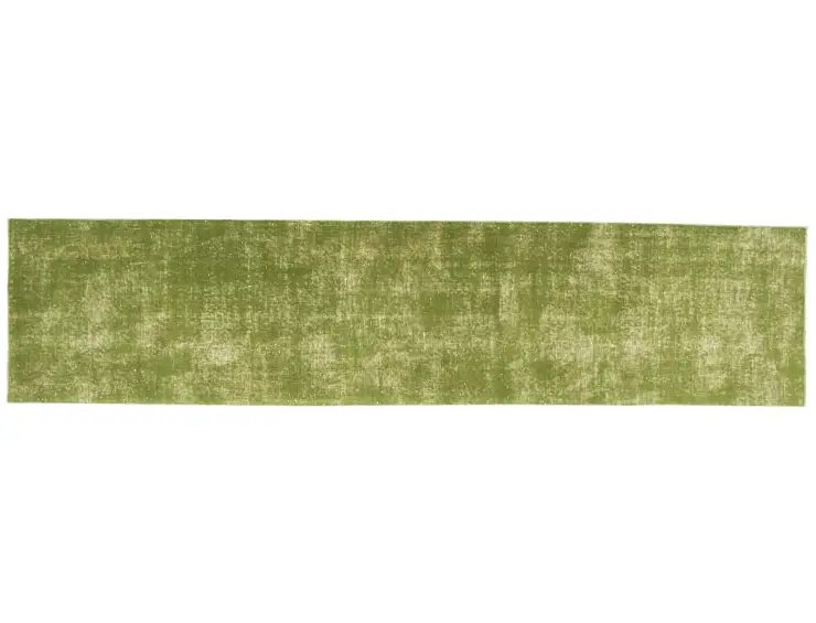 Vihreä Turkki vintage matot 305 x 70 cm
