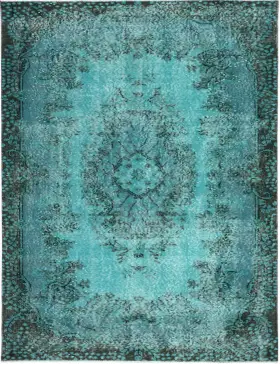 Turkis Tyrkiet Vintagetæppe 210 x 118 cm